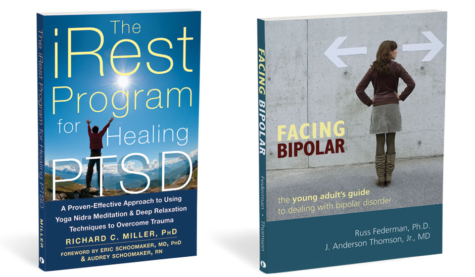 The iRest Progam for Healing PTSD and Facing Bipolar book covers