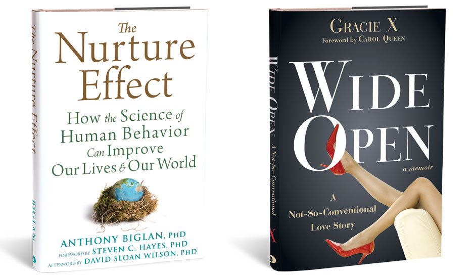 The Nurture Effect and Wide Open bookcovers