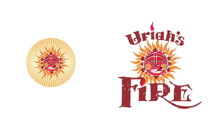 Uriah's Fire logo design