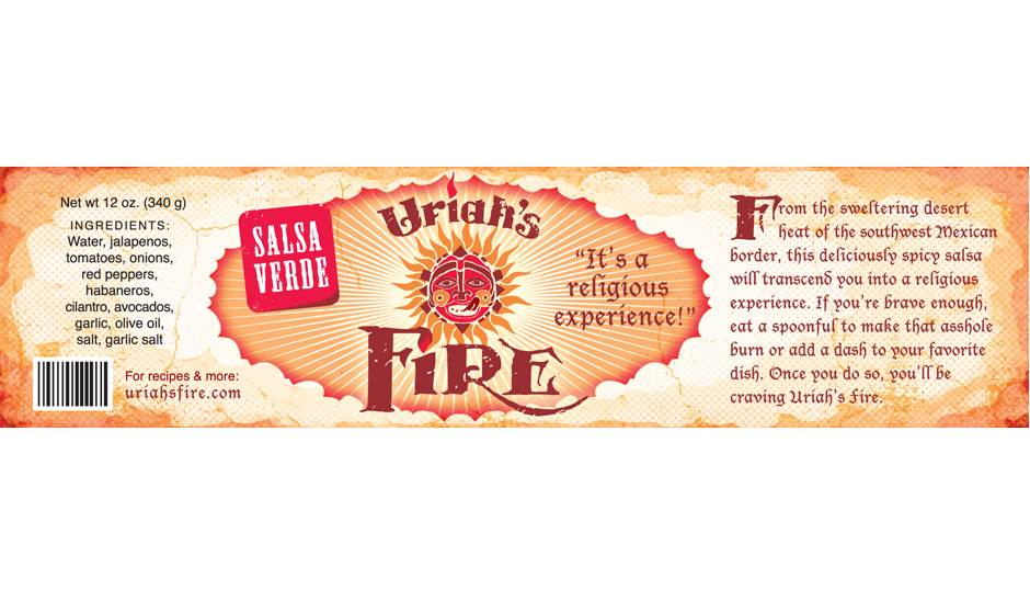 Uriah's Fire label